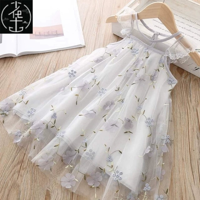 Körpə Qızlar üçün Ad Günü Tutu Donu Uşaqlar üçün Yay Geyimləri