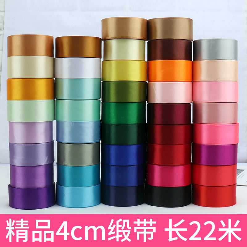 4cm əl işi gül lenti diy yay çiçək bəzəyi lent lent tort qutusu hədiyyə qablaşdırma lenti