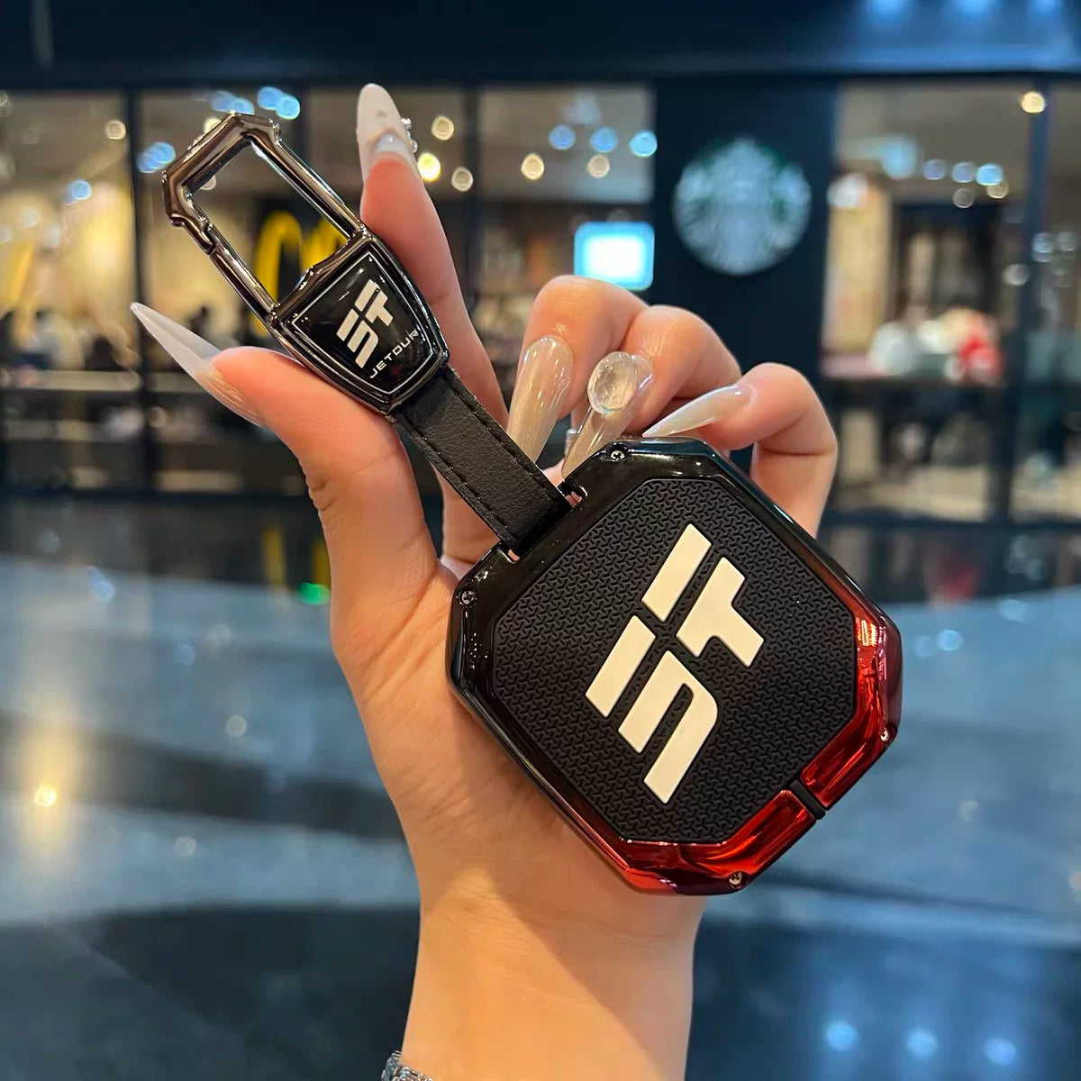 Chery Jetour Traveler açar örtüyü 23/24 model JETOUR, köhnə model Shanhai T2CDM avtomobil çantası toka örtüyü ilə uyğun gəlir