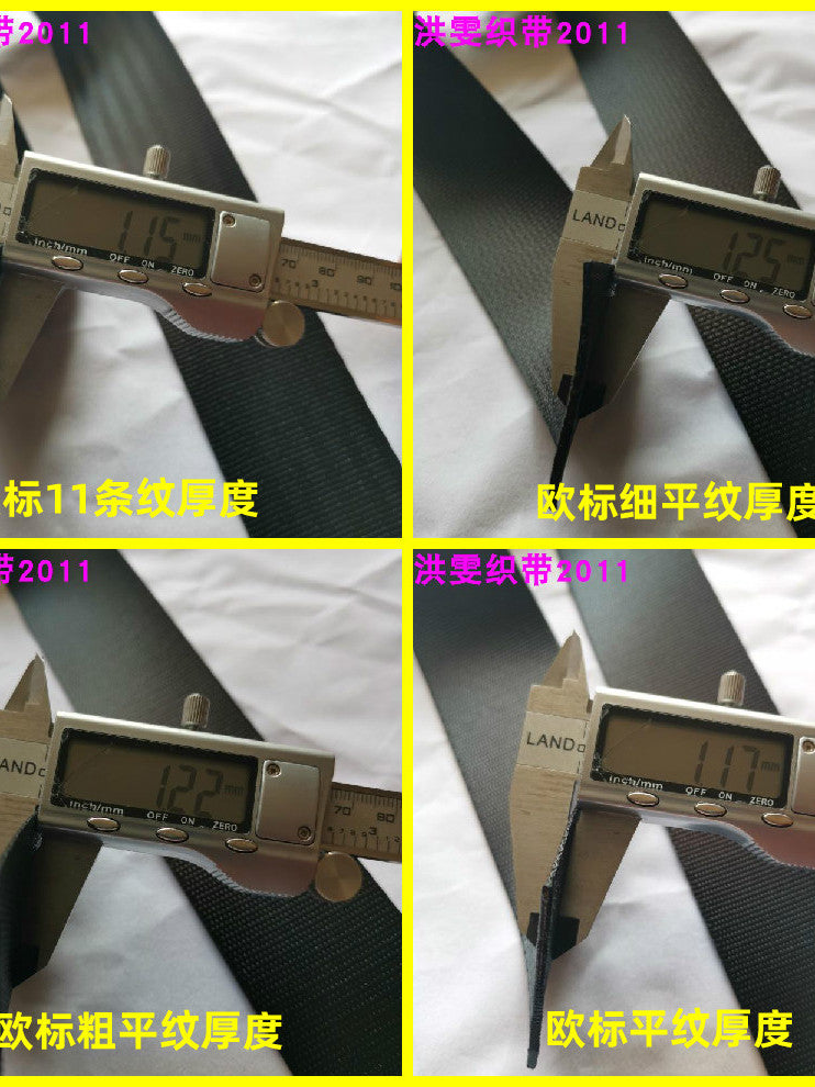 Eni 47mm Qara Milli Standart Avropa Standartı Avtomobil Təhlükəsizlik Kəməri Lenti Təhlükəsizlik Kəməri Kəməri Orijinal Avtomobil Kəmərinin Dəyişdirilməsi