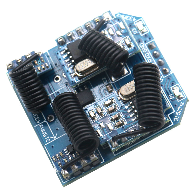 İki diapazonlu RF kodek modulu 315/433 simsiz uzaqdan idarəetmə açarı nəzarət mikro nəzarətçi serial port RF34D