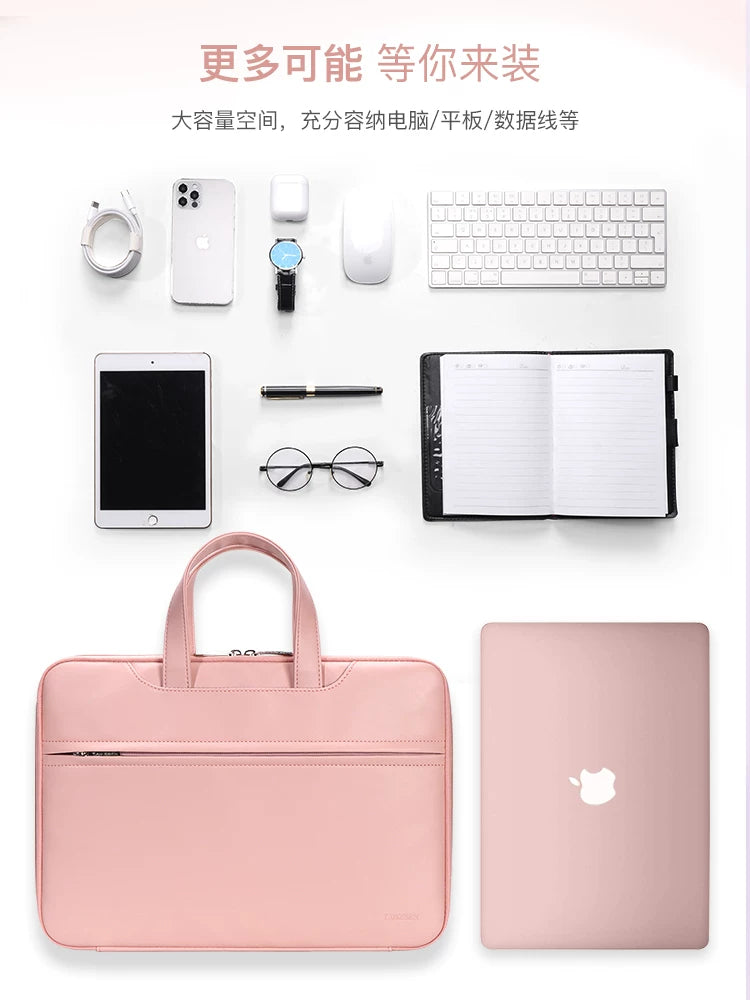 2026 Yeni Noutbuk Çantası Qadın Portativ 14-düymlük Apple MacBook 13.3 Lenovo Xiaoxin Pro14 Huawei Xiaomi 15.6-düymlük iPad Planşet üçün Qoruyucu Örtük Saxlama Çantası