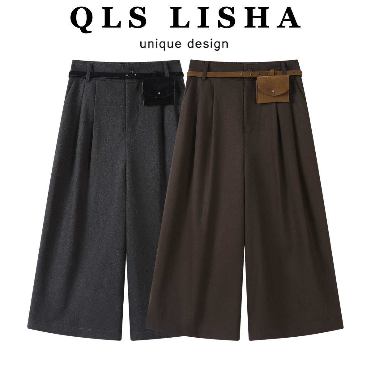 Chorlisa Retro Boş bədənli Tənbəl Stilli Qısa Şalvar Qadınlar üçün Yaz 2026 Yeni Stil Çoxfunksiyalı Düz Ayaqlı Gündəlik Geniş Ayaqlı Orta Uzunluqlu Şalvar