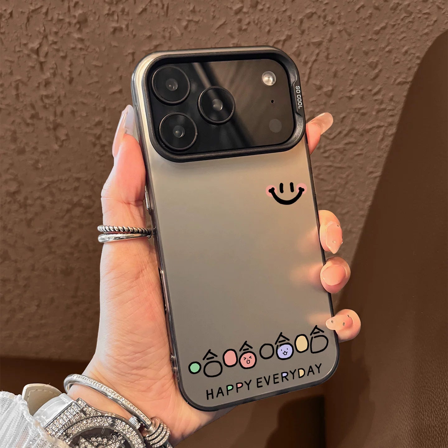 Apple 17 promax cib telefonu qutusu, yeni iPhone 16 sadə şəffaf qutu 15 haha smiley face 14 Pro high-end sense 14 plus hər şey daxil 13 niş 12 unikal və super gözəl görünüşlü Hava üçün uyğundur