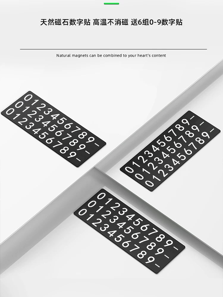 Müvəqqəti parklama nömrə nişanları (Xingyue L, Emgrand, Xingrui, ICON, Boyue L) və parklama telefon nömrə nişanları olan Geely avtomobilləri üçün uyğundur.