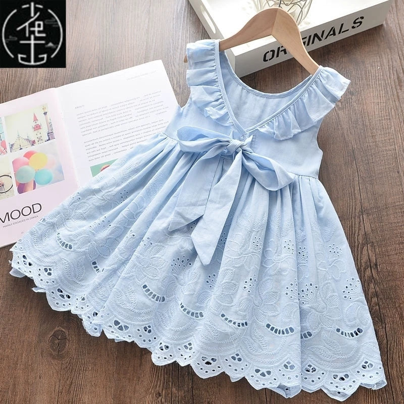 Körpə Qızlar üçün Ad Günü Tutu Donu Uşaqlar üçün Yay Geyimləri