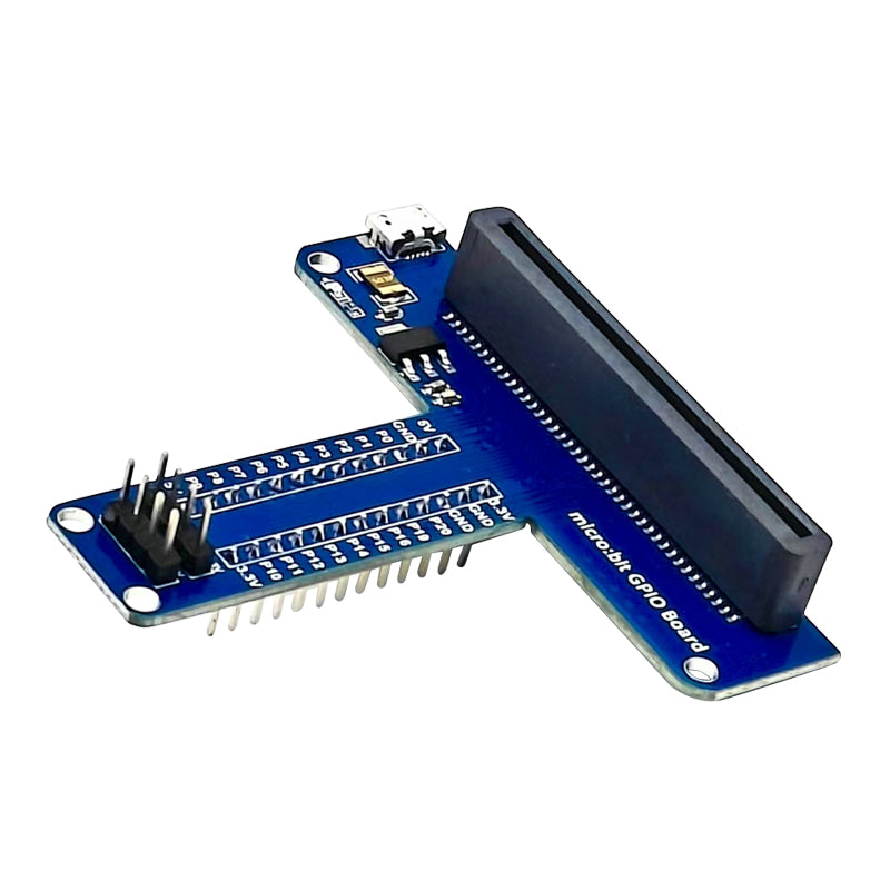 Microbit inkişaf lövhəsi T şəkilli genişləndirmə lövhəsi Python proqramlaşdırma istehsalçısı təhsili mikro: bit adapter lövhəsi