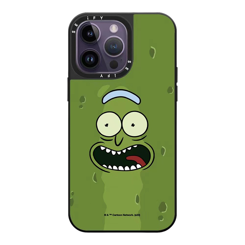 CASETiFiY Əməkdaşlıq Rick and Morty 16 Pro, iPhone 17 Pro Max və Apple 15 Plus Telefon Qabı ilə Uyğundur 12 Trendy Qab 13 Damlama Qoruyucu 14 Güzgü Yaradıcı Maqnit Yapışqanlı Huaqiangbei Qadınlar üçün Əvəzedici