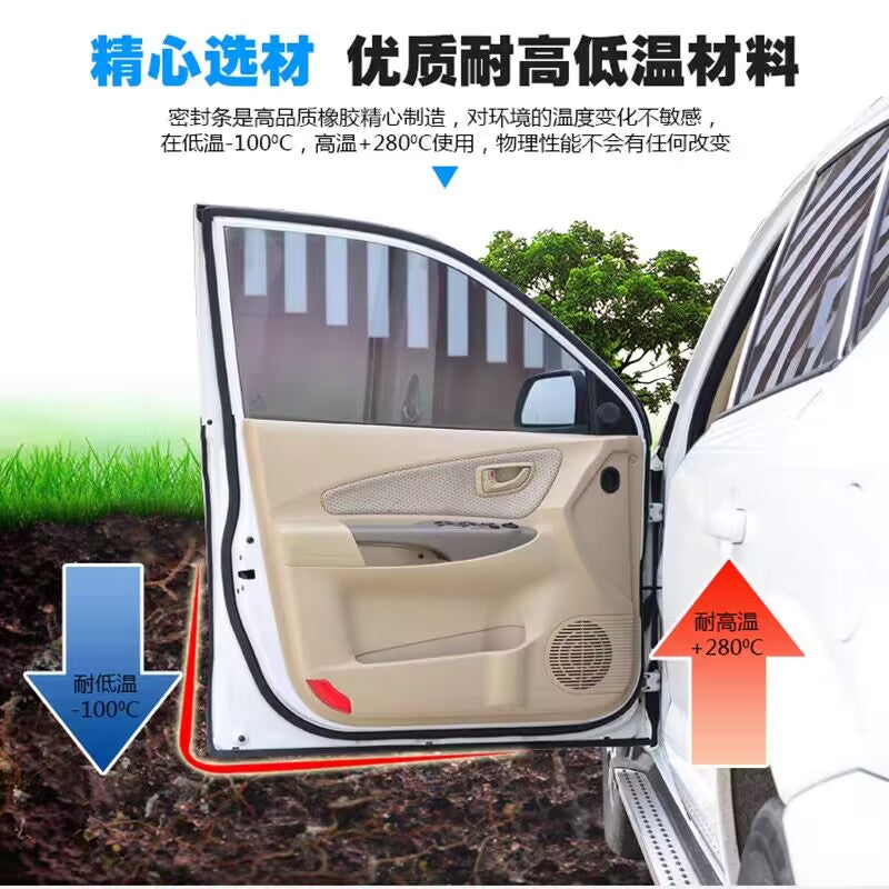 Special sealing strip, door seam soundproofing strip, windshield noise reduction and waterproof modification strip for Tesla Model S