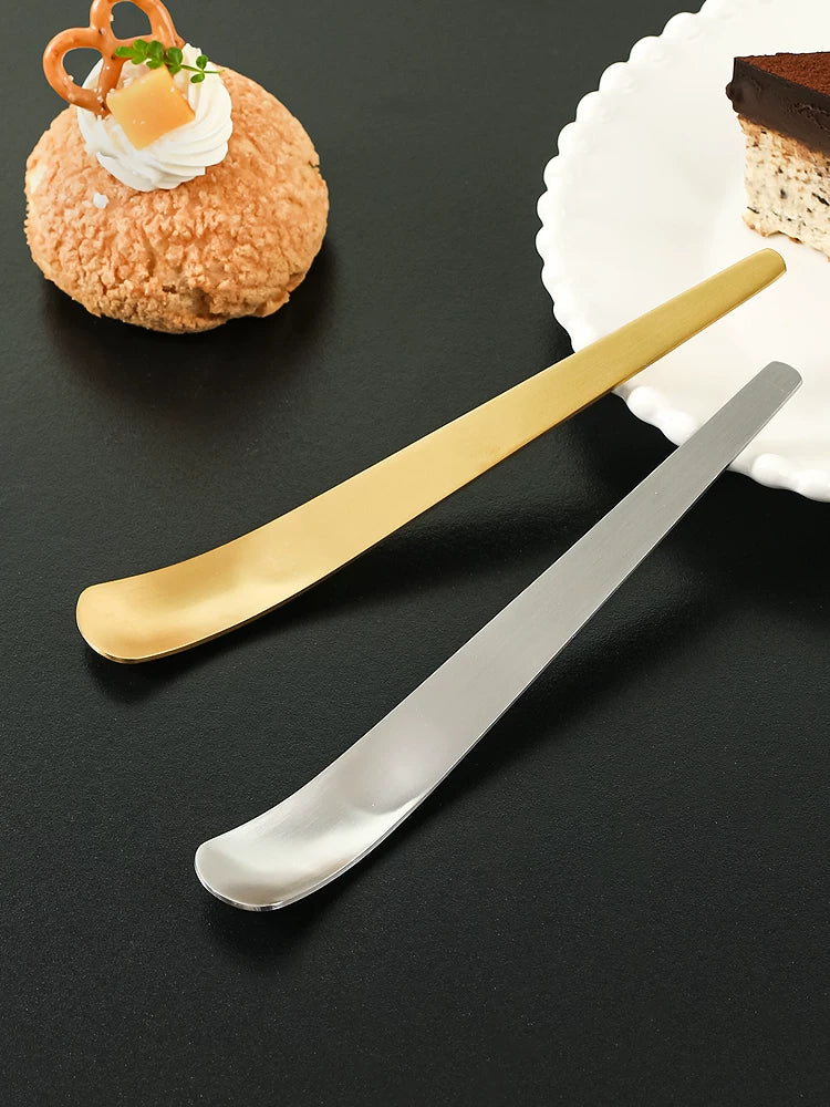 Kawashimaya qatıq qabı spatula paslanmayan poladdan qatıq qaşığı dondurma dondurma qaşığı tort yulaf ezmesi deserti qaşıq