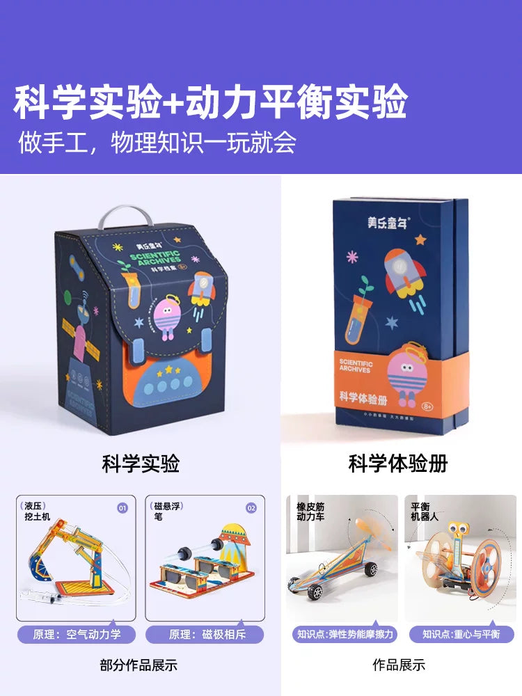 Şagirdlər üçün Melody Childhood Elmi Təcrübə Dəsti, Əl İşləri, Oğlan və Qızlar üçün Təhsil STEM Oyuncaqları, Milad Hədiyyəsi