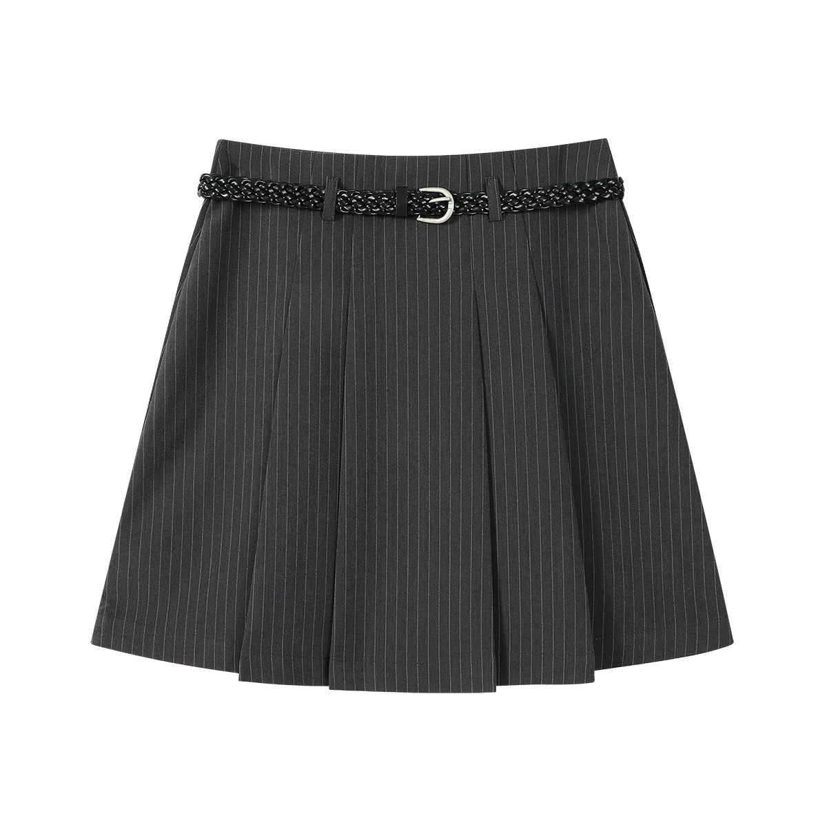 Cholisa-nın bu il qadınlar üçün dəbli və özünəməxsus qat-qat mini ətəyi, incəldən A-xəttli zolaqlı midi ətək.