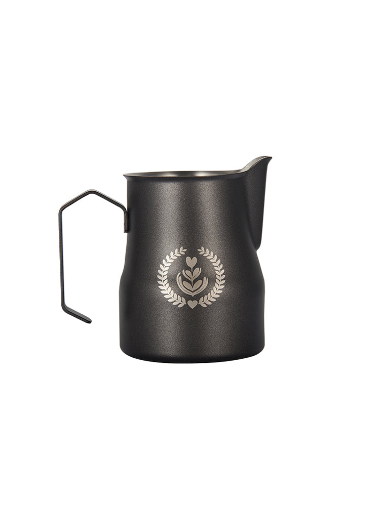 MUVNA Professional Qəhvə Böyük Qarın Süd Tankı Latte Art Tank 350/450ml Paslanmayan Polad Süd Köpüyü Latte Art Kuboku