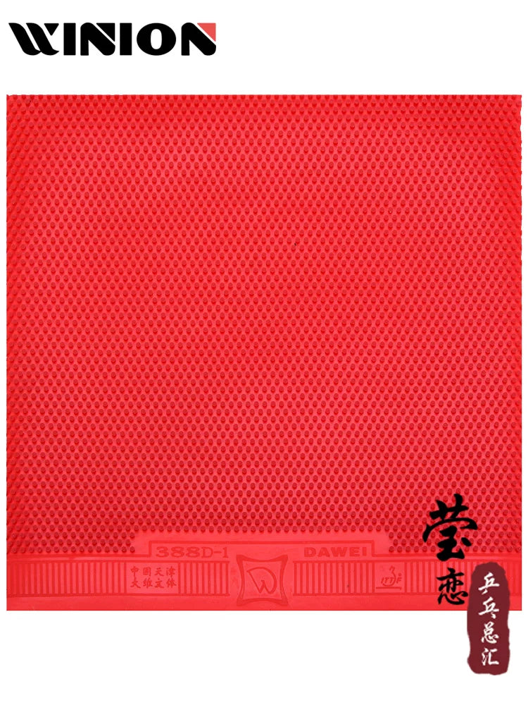 Yinglian DAWEI Dawei 388D-1 uzun rezin qapaq tək rezin stolüstü tennis qapağı təhqiredici dənəvər rezin orijinal