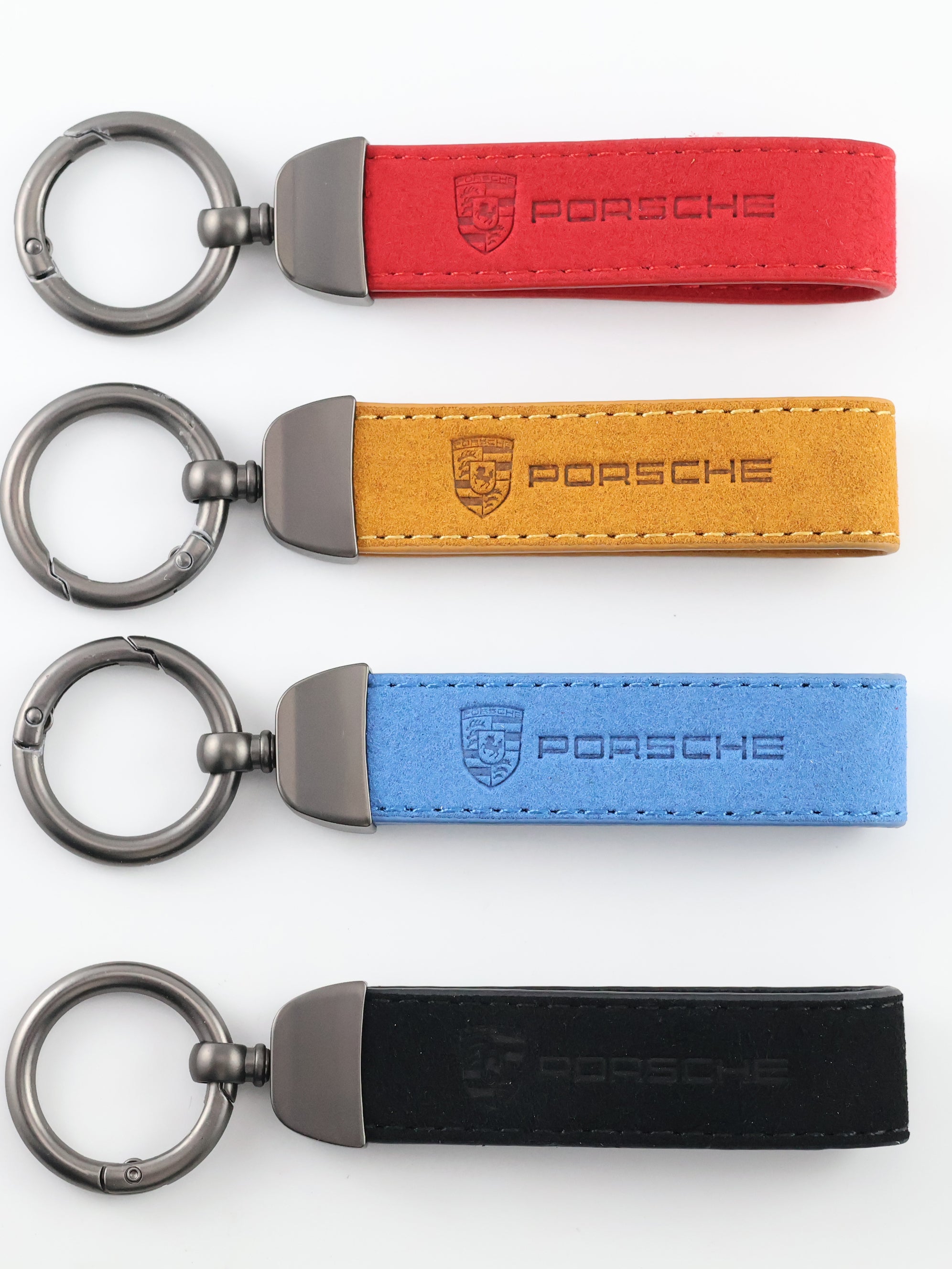 Porsche açar fobu 718 Taycan, Cayenne, 911 GT3, 4 Macan ilə - hədiyyə kulonu