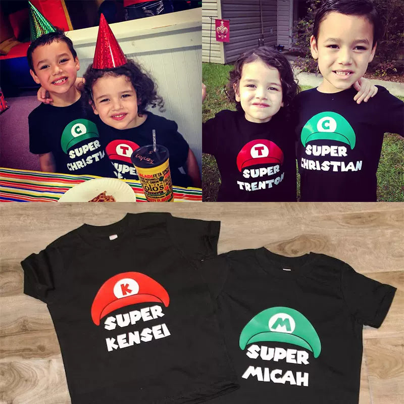 Oğlan və qızlar üçün ailəvi yay geyimləri, qısaqol köynəklər, şık ana-qız və qardaş-bacı geyimləri, təmiz pambıqdan qısaqol köynəklər.