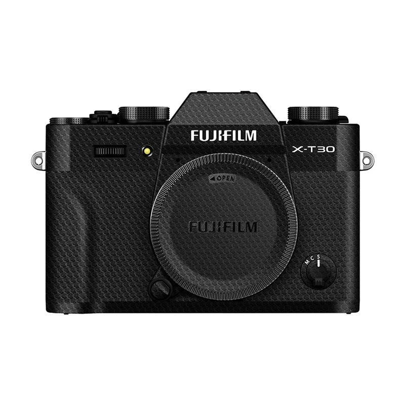 JJC Fuji XT30III bədən stikeri FUJIFILM X-T30 XT30 üçüncü nəsil/ikinci nəsil/birinci nəsil XT30 II bədən stikeri karbon fiber qoruyucu film kamera aksesuarları üçün uyğundur