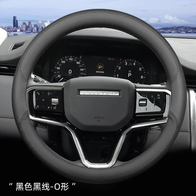 Land Rover steering wheel cover - ultra thin - for Defender, Discovery 4, 5, Pro Sport, Evoque L, Range Rover Velar Sport and other special car steering wheels.