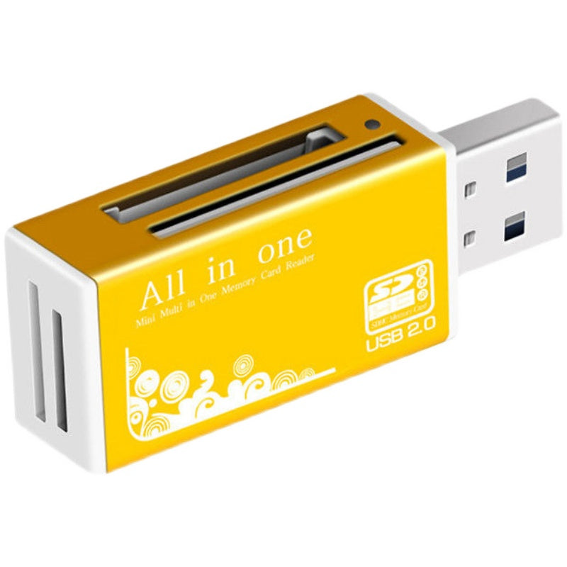 Mini yüksək sürətli usb kart oxuyucu tfsd kart hamısı bir yerdə universal çoxfunksiyalı avtomobil cib telefonu kamerası kompüter universal
