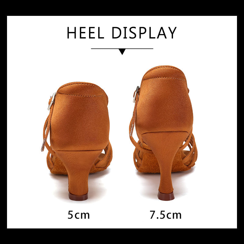 Qadın Latın Rəqs Ayaqqabıları Yüksək Heels Tango Party Rəqs