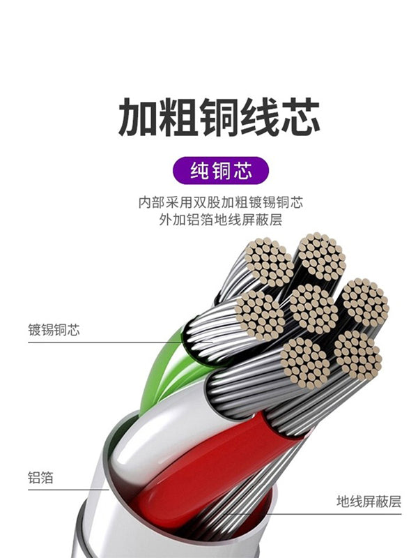 Bejing Alek type-c məlumat kabeli 6A super sürətli şarj 5a Android Huawei mate40p30pro Honor mobil telefonu üçün uyğundur