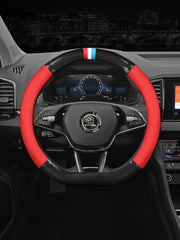 2025 Skoda Octavia Pro sükan örtüyü, Superb Karoq, Kodiaq GT sükan örtüyü, orijinal dəri, bütün mövsüm üçün.