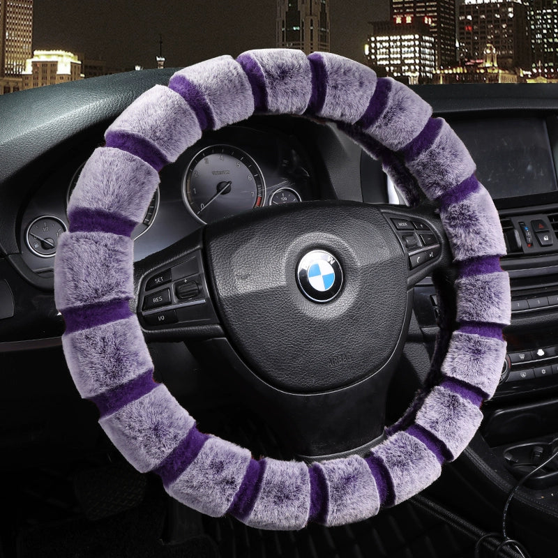 Avtomobil sükan örtüyü Qış Qısa Peluş Tutacaq Qapağı Universal Kişilər və Qadınlar Qış İsti Sürüşməz Müasir Volkswagen Lavida