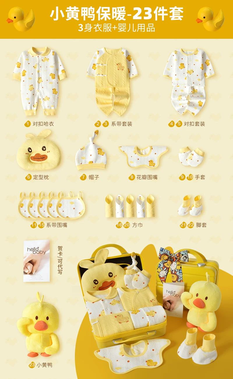 Körpə hədiyyə dəsti, yeni doğulmuş körpə üçün geyim və ləvazimatlar, yeni doğulmuş körpənin dolunay bayramı hədiyyəsi, yeni ana üçün yüksək səviyyəli hədiyyə.