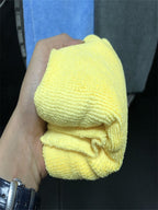 40*40 Avtomobil üçün ağda sızdırmazlıq şirəsi ilə örtülmüş kristal plyonka təmizləyici qüsursuz avtomobil təmizləyici bez cilalama mikrofiber dəsmal Xüsusi