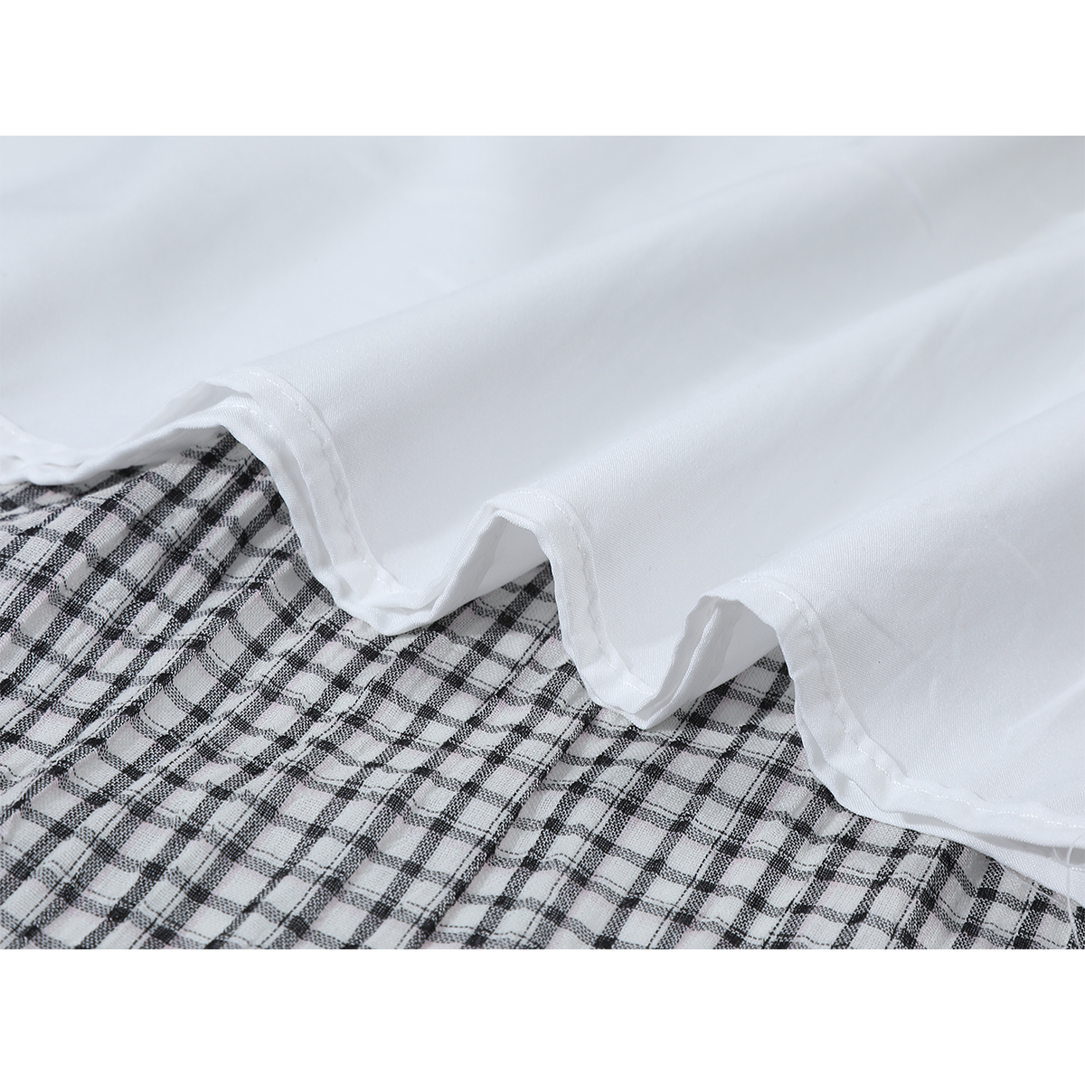 Qadınlar üçün Cholisa dama-dama midi ətək, yeni 2025 yayı, super şirin A-xətt ətək, Koreya üslubunda, yüksək bel, arıqladıcı midi ətək.