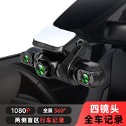 Ironclad Evidence Pioneer Quad-Lens Video Camera: 360-degree panoramic view, blind spot recording for ride-hailing services like Didi Chuxing and Autostop.
