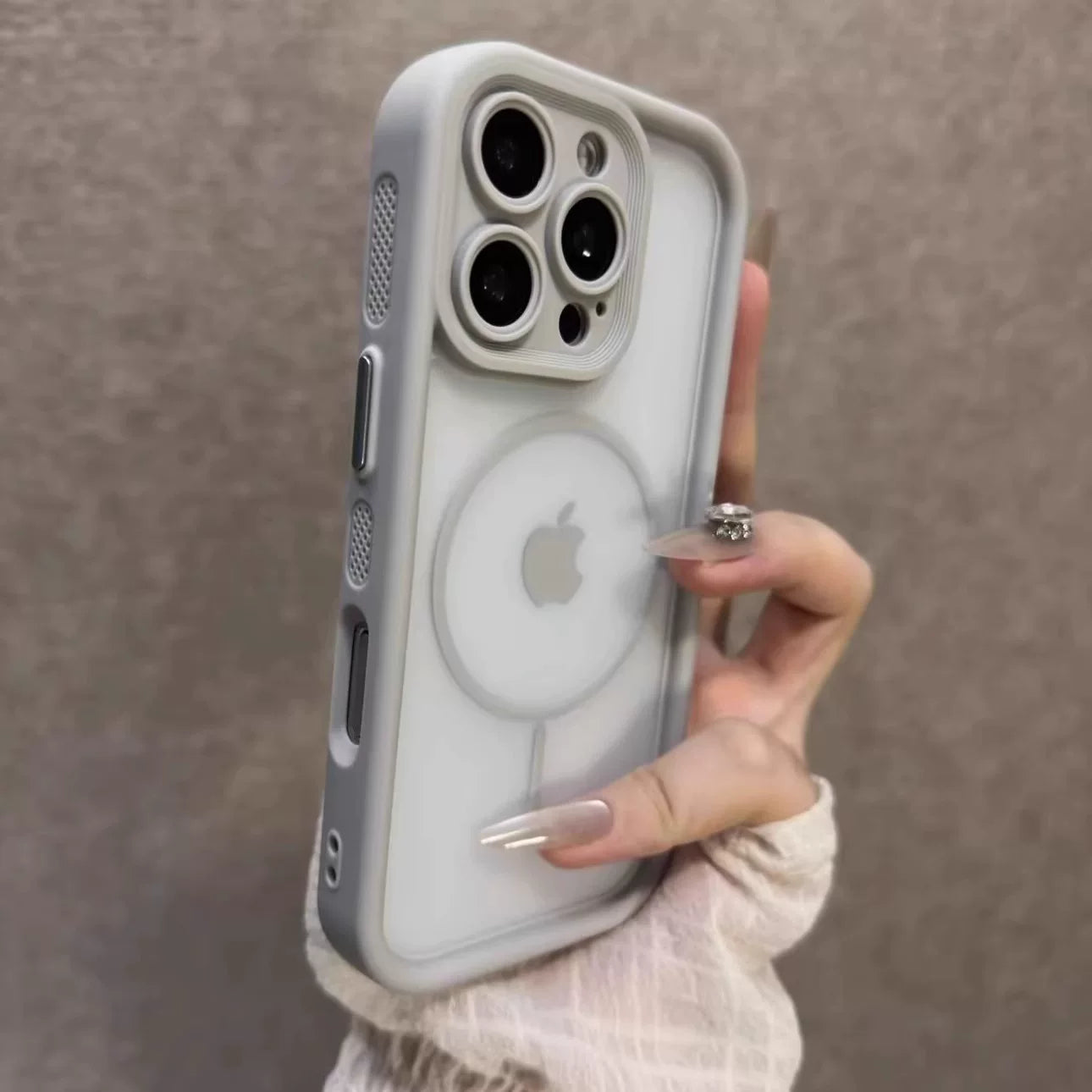 Apple 16promax cib telefonu üçün uyğun iki-bir-bir tutqun Angel Eyes 17pm maqnitli iPhone15pro yıxılmağa qarşı qoruyucu örtük dəri hissi 14/13 qabıqlı mobil telefon qutusu 16pro istilik yayılması hər şey daxil