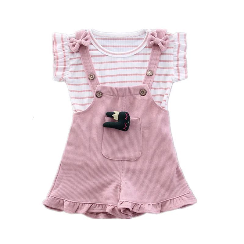 Yay Uşaq Geyimi Körpə Sevimli Qızlar Gündəlik T-Shirtlər Bi