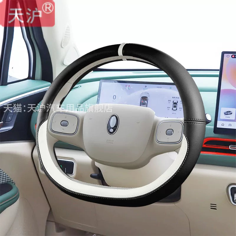 2025 Yeni ORA Good Cat Xüsusi Deşikli Dəri Sükan Qapağı, Qadınlar üçün Yüksək Səviyyəli Avtomobil Modifikasiyası Əlcəkləri