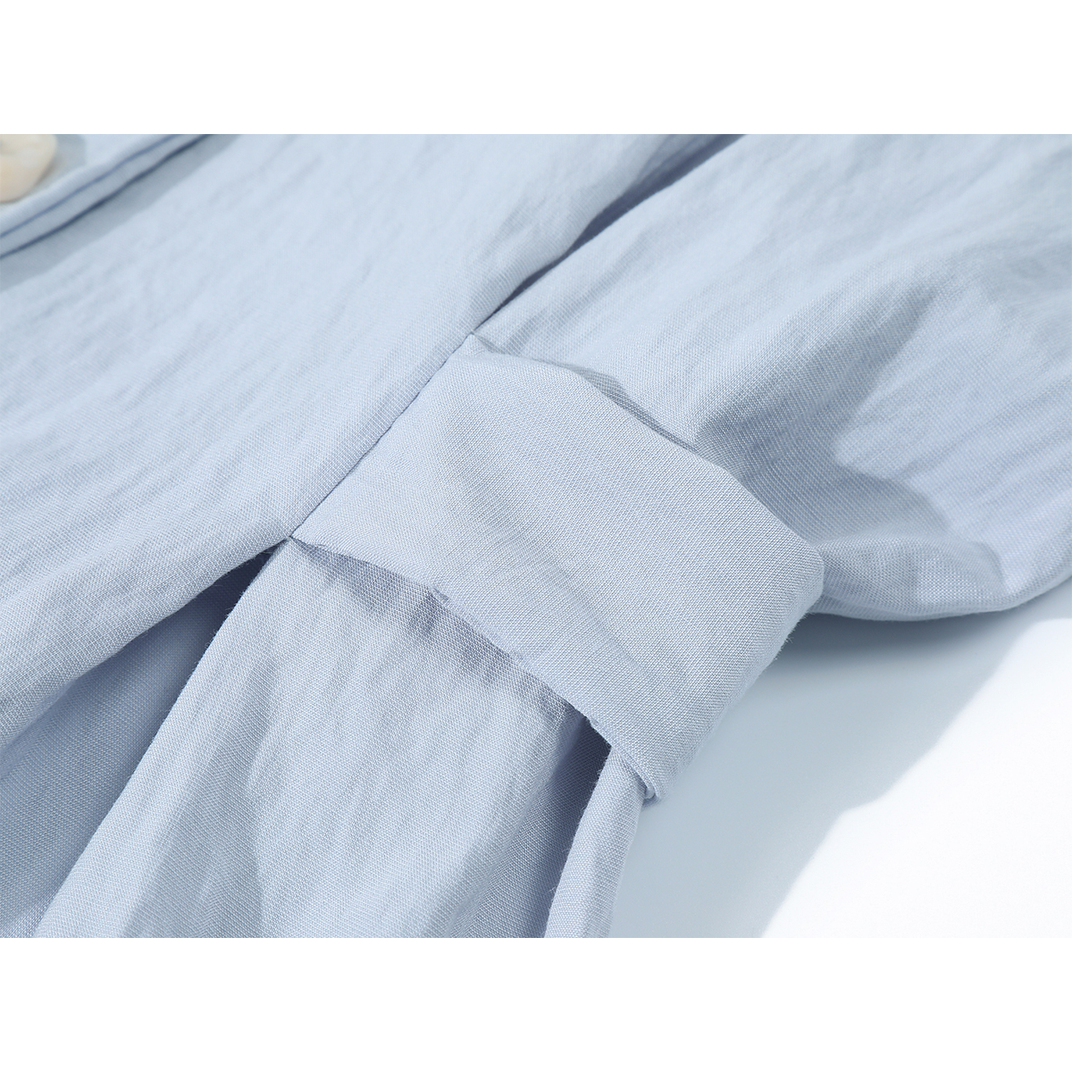 Qiaolisha Koreya üslubunda qısa qollu köynək, qalstuk dizaynı, V-yaxalı, qadınlar üçün top