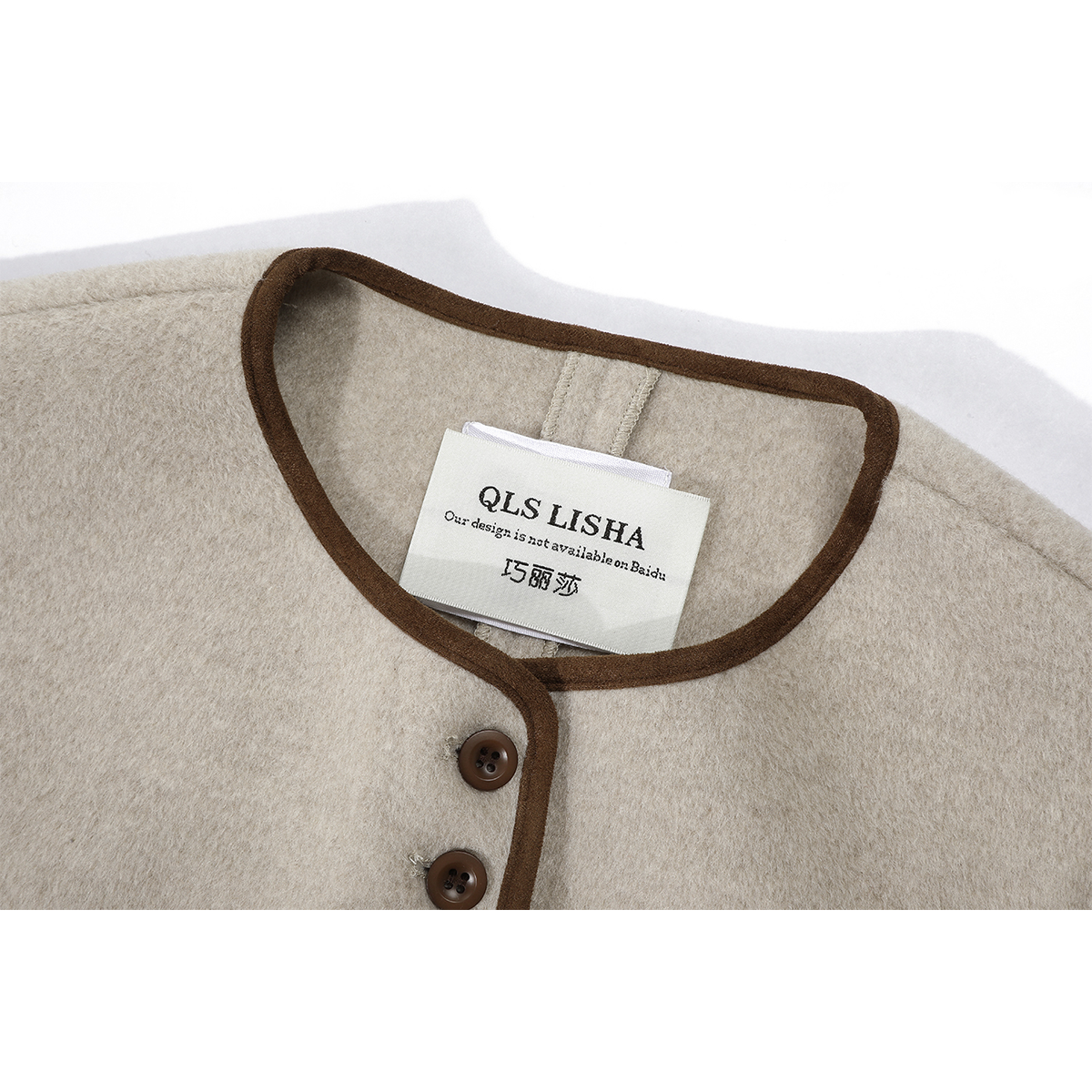 Cholisa-nın qadınlar üçün gözəl, şık, unikal və super gözəl qısa yun paltosu, payız və qış üçün mükəmməldir - dəbli, şık və zərif.