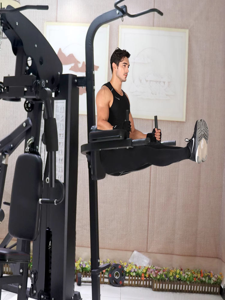 Chishang Ticarət Üç nəfərlik Stansiya Kombinasiyalı Təlimçi Uçan Quş Kompleks Təlimçi Ev Çoxfunksiyalı Güc Fitnes Avadanlığı