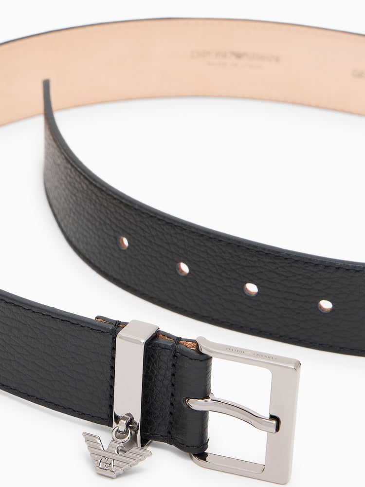 [Yeni il hədiyyəsi] EMPORIO ARMANI Payız/Qış Yeni Qadın Dana Dərisi Toka Kəməri