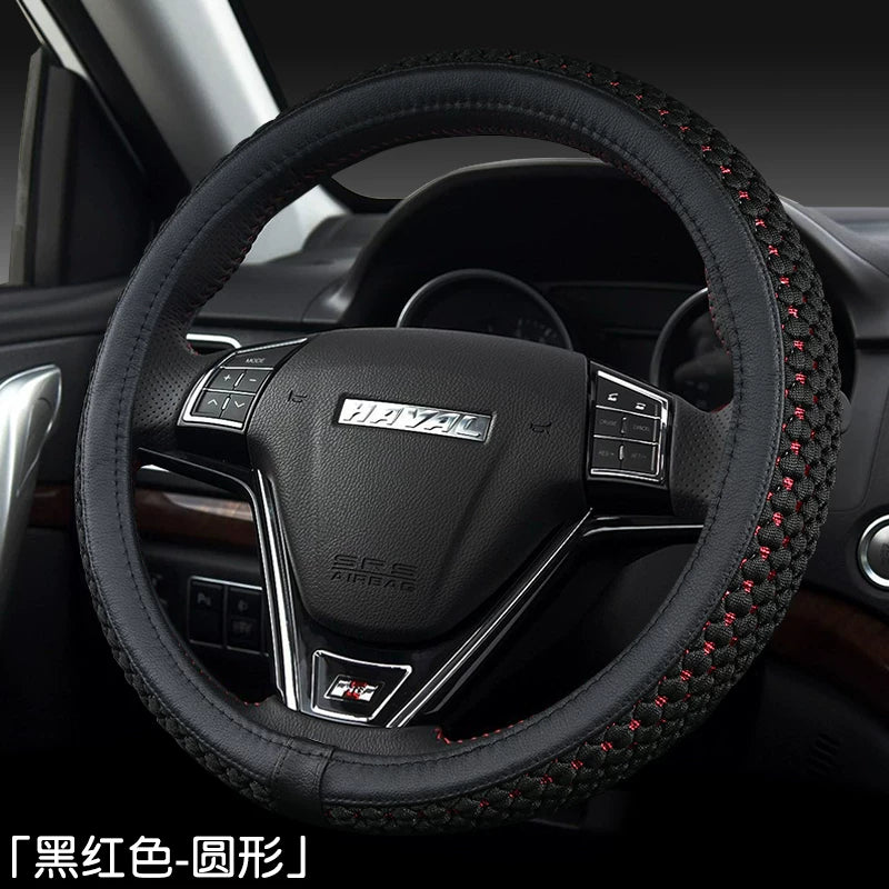 Sükan örtüyü Great Wall Haval H6, Red Rabbit F7, Big Dog M6, First Love Four Seasons buz ipək sükan örtüyü (universal) ilə uyğundur.
