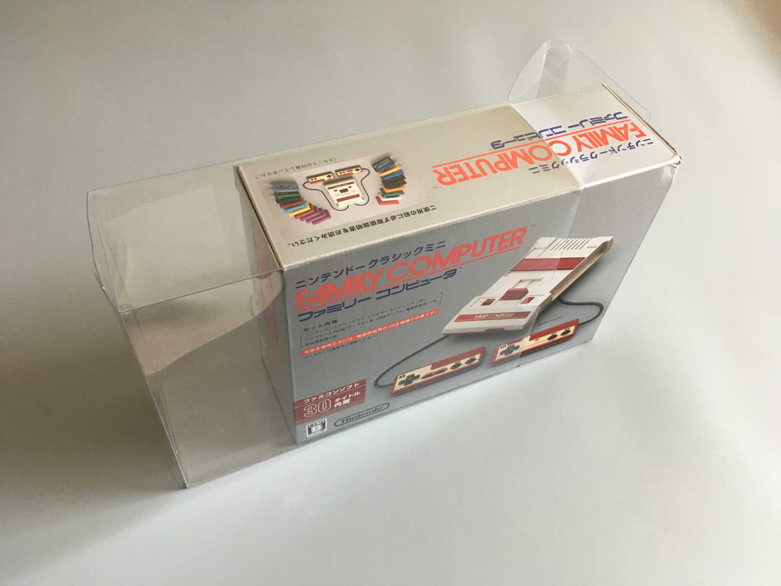 Nintendo FCmini oyun konsolu saxlama qutusu kolleksiyası ekran qutusu Yapon versiyası FC replikası