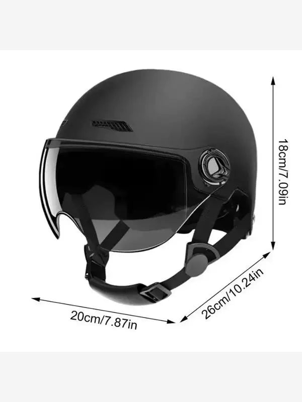 Kişilər üçün Motosiklet Dəbilqəsi Qadınlar üçün Klassik Retro Scooter Vintag