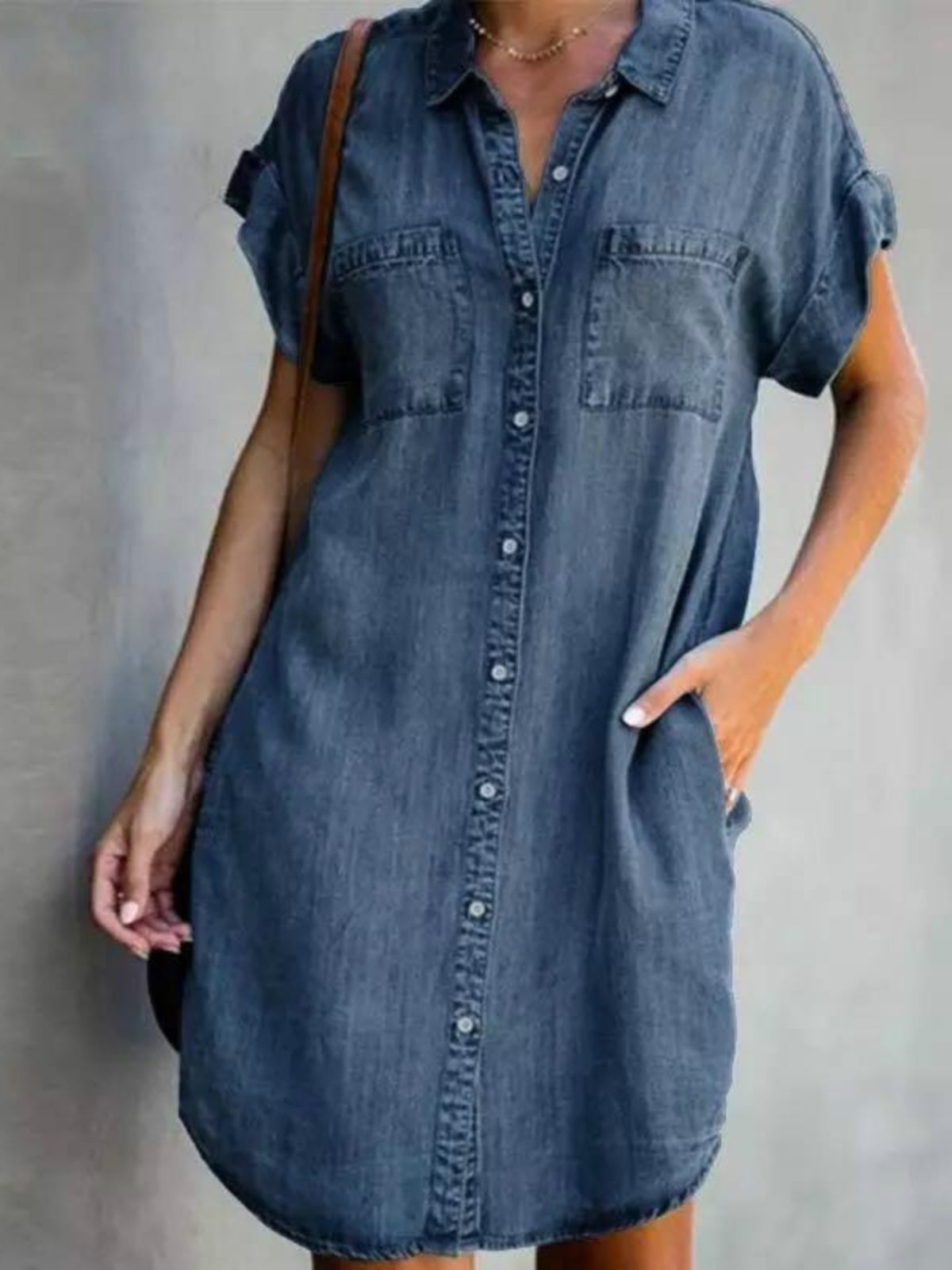 2025-ci il yay jeans qadın ziyafət geyimləri qadın denim köynək donu