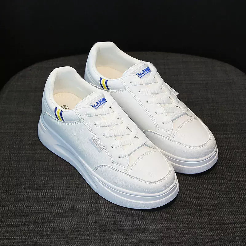 1718 White Shoes Qadın Bütün Uyğun Hündürlük Incr Qadın Ayaqqabıları