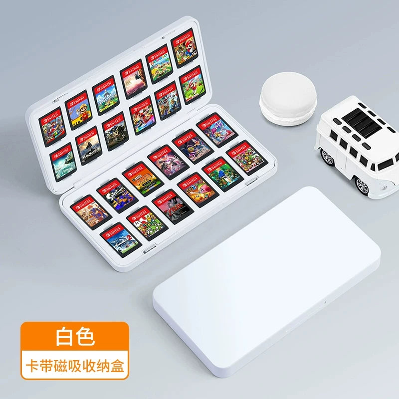 BJBite keçid kaset saxlama qutusu oyun kartı maqnit kart qutusu Nintendo ns2 üçün uyğun böyük tutumlu kart çantası kart qolu kart çantası oled2 nəsil shell lite qoruyucu qol ikinci nəsil aksesuarları