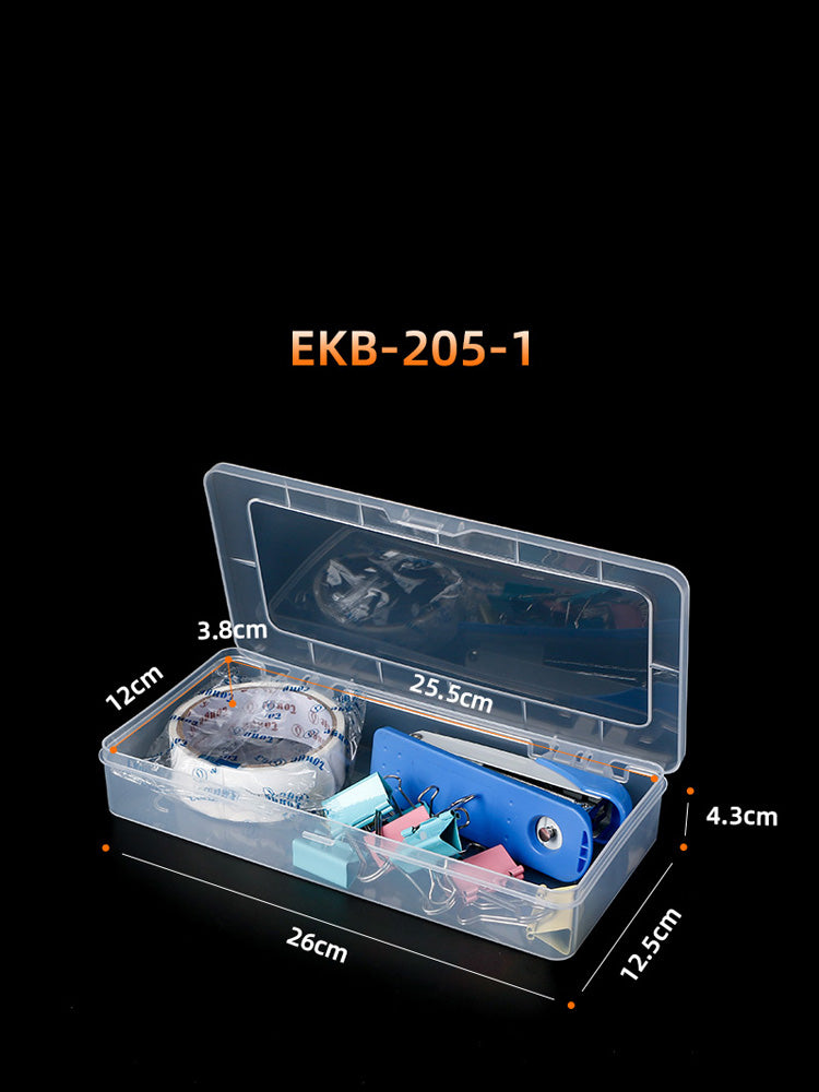 Şəffaf plastik qutu alət hissələri qutusu zərgərlik qutusu elektron aksesuarlar qutusu 12-torlu daşınan şəbəkə saxlama qutusu dəftərxana ləvazimatları qutusu