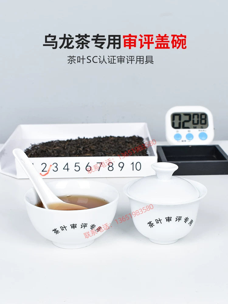 Yaşıl çaya baxış çay dəsti çaya baxış stəkanı oolong çayı ters çevrilmiş zəngvari baxış fincanı kasası standart 110ml qapalı kasa çaydanı