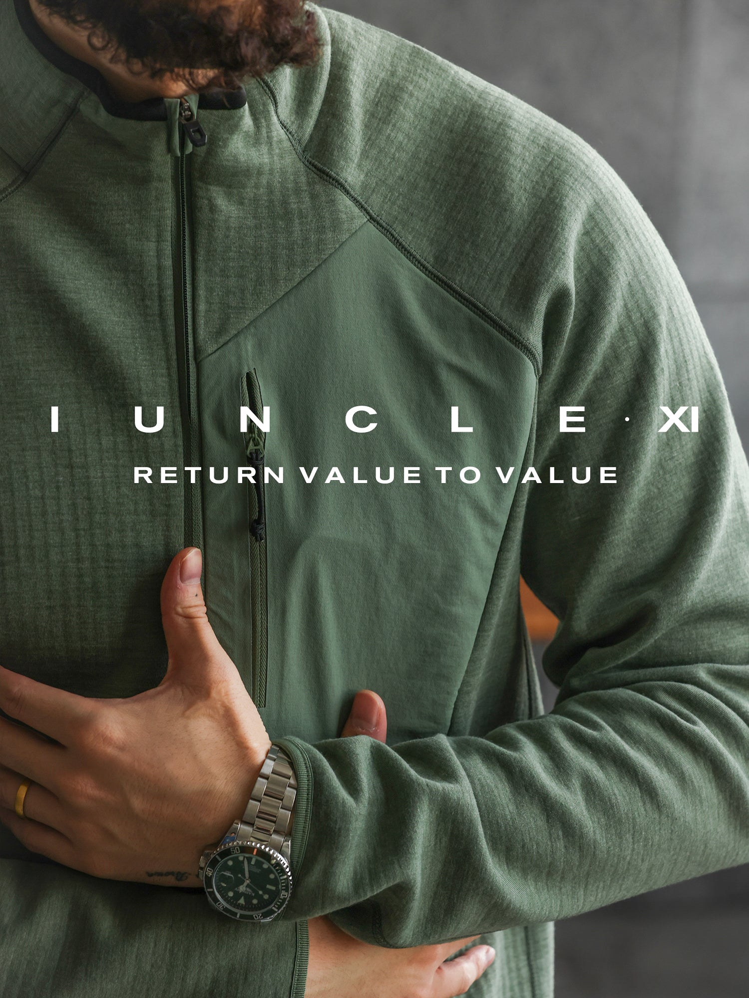 IUNCLEXI [Sərhədsiz Stil] Kişilər üçün İsti Flis Yaxalıqlı Fitnes İdman Yarım Fermuarlı Uzun Qollu Sviter, Payız və Qış İstiliyi