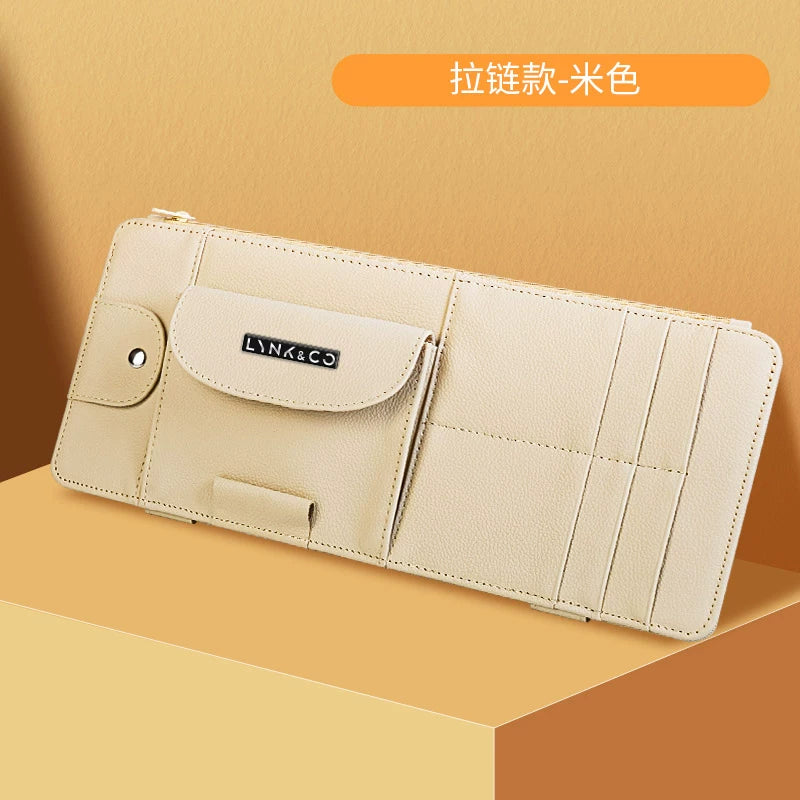 Lynk & Co avtomobil günəşdən qoruyucu saxlama qutusu 03/06/01/09/08EM-P avtomobil salonu aksesuarları kart və eynək klipi