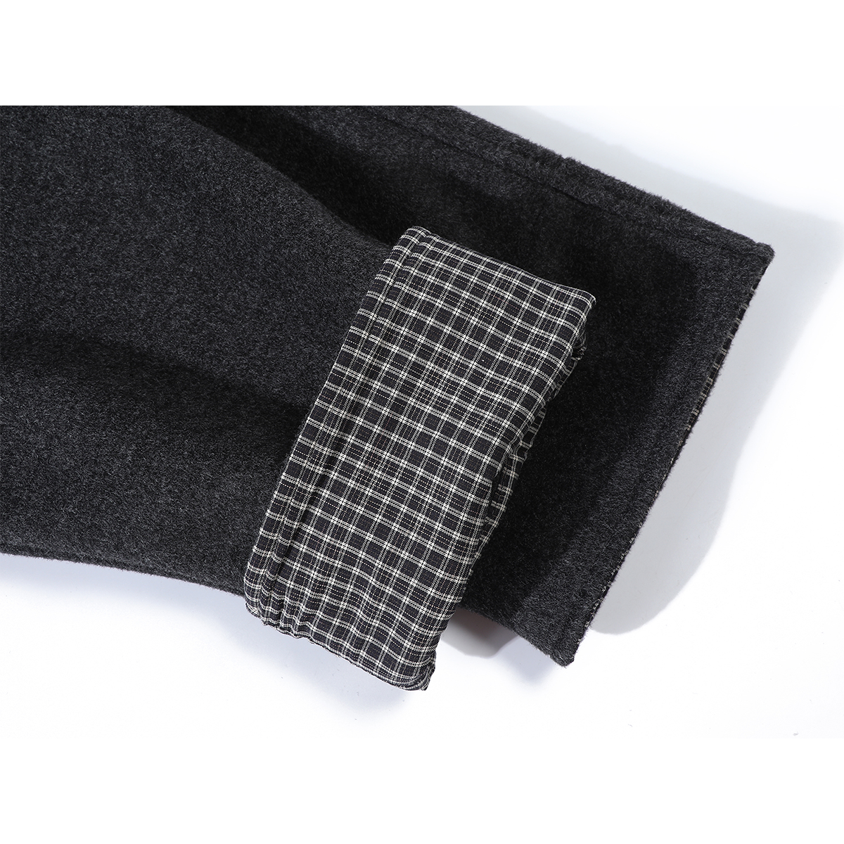 Cholisa Tünd Boz Yüksək Keyfiyyətli Yun Palto, 2026 Yaz/Payız Yeni Modeli, Boş Oturmalı, Zərif və Çoxfunksiyalı Qadınlar üçün İkiüzlü Yun Palto