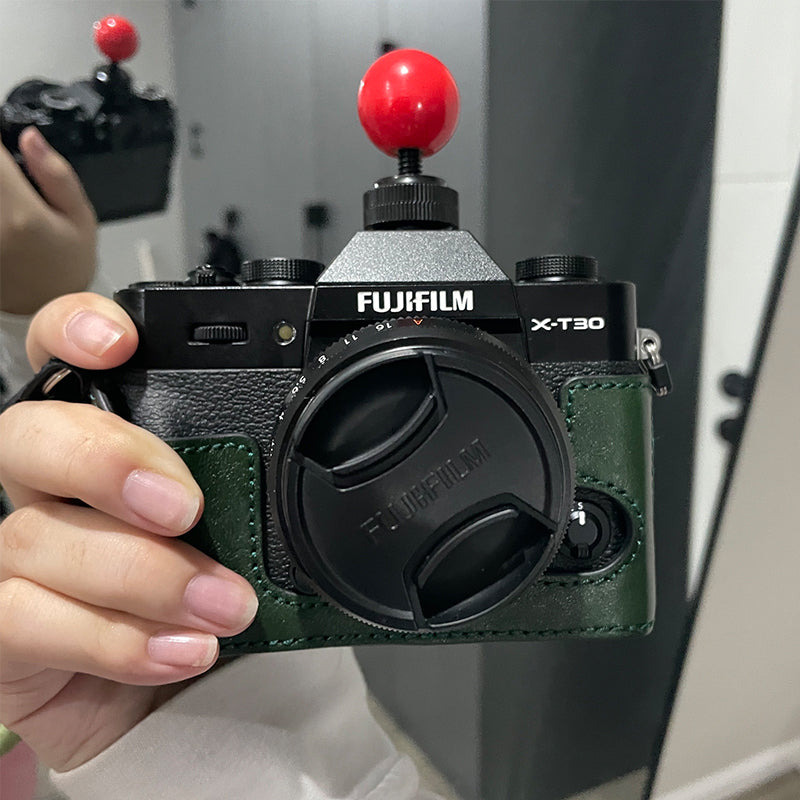 Fuji xt30III kamera çantası X100Vi dəri qutu XT5 əsl dəri xs10 XS20 XH2 XM5 XT50 üçün uyğundur